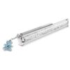 Crystalline Kugelschreiber Teddy, Blau, blau lackiert, verchromt Crystalline Kugelschreiber Teddy, Blau, blau lackiert, verchromt