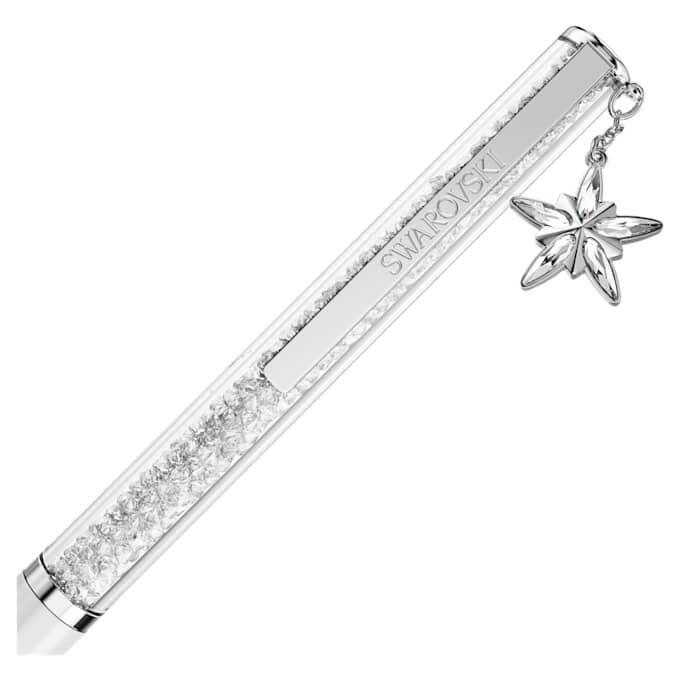 Crystalline Kugelschreiber, weiss, weiss lackiert, verchromt Crystalline Kugelschreiber, weiss, weiss lackiert, verchromt