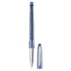 Crystalline-Rollerball-Stift Blau, verchromt