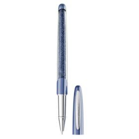 Crystalline-Rollerball-Stift Blau, verchromt
