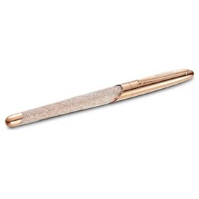 Crystalline Rollerball-Stift in Roségold-Optik, roségoldfarben plattiert