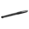 Crystalline-Rollerball-Stift, schwarz, verchromt