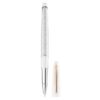 Crystalline-Rollerball-Stift, weiss, roségoldfarben plattiert Crystalline-Rollerball-Stift, weiss, roségoldfarben plattiert