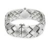 Curiosa Armreif-Uhr mit Kristallarmband, silberfarben, Edelstahl Curiosa Armreif-Uhr mit Kristallarmband, silberfarben, Edelstahl