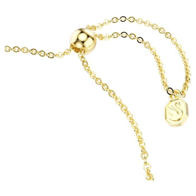 Dextera-Armband mit rundem Schliff, weiss, goldfarben Dextera-Armband mit rundem Schliff, weiss, goldfarben