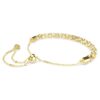 Dextera-Armband mit rundem Schliff, weiss, goldfarben Dextera-Armband mit rundem Schliff, weiss, goldfarben