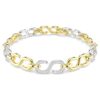 Dextera-Armband mit rundem Schliff, weiss, Metallmix-Finish Dextera-Armband mit rundem Schliff, weiss, Metallmix-Finish
