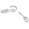 Dextera-Armband mit rundem Schliff, weiss, rhodiniert Dextera-Armband mit rundem Schliff, weiss, rhodiniert