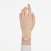 Dextera Armreifuhr Swiss Made, Metallarmband, rosa, roségoldfarben plattiert