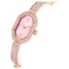Dextera Armreifuhr Swiss Made, Metallarmband, rosa, roségoldfarben plattiert