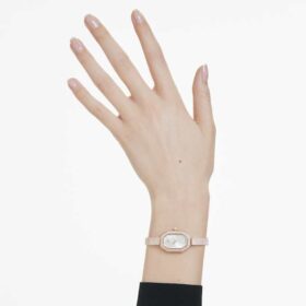 Dextera Armreifuhr Swiss Made, Metallarmband, Roségold-Farbton, roségoldfarbene Oberfläche