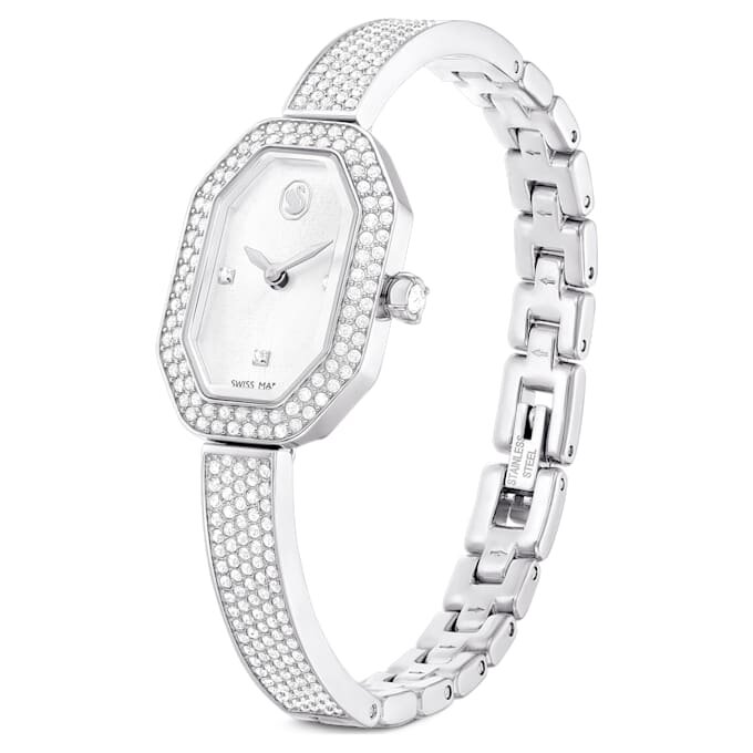 Dextera Armreih-Uhr Swiss Made, Metallarmband, silberfarben, Edelstahl Dextera Armreih-Uhr Swiss Made, Metallarmband, silberfarben, Edelstahl
