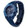 Dextera Chrono Uhr 39 mm, Swiss Made, Metallarmband, Blau, blaue Oberfläche Dextera Chrono Uhr 39 mm, Swiss Made, Metallarmband, Blau, blaue Oberfläche