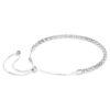 Dextera Halskette mit Rundschliff, weiss, Edelstahl Dextera Halskette mit Rundschliff, weiss, Edelstahl