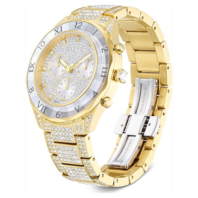 Dextera Lux Uhr Swiss Made, Metallarmband, goldfarben, goldfarbene Oberfläche Dextera Lux Uhr Swiss Made, Metallarmband, goldfarben, goldfarbene Oberfläche