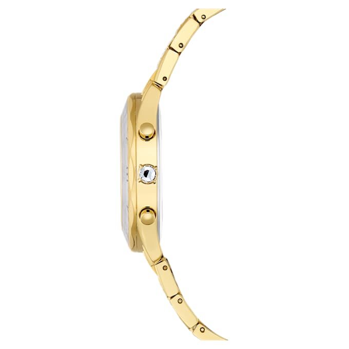Dextera Lux Uhr Swiss Made, Metallarmband, goldfarben, goldfarbene Oberfläche Dextera Lux Uhr Swiss Made, Metallarmband, goldfarben, goldfarbene Oberfläche