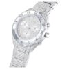 Dextera Lux Uhr Swiss Made, Metallarmband, silberfarben, Edelstahl Dextera Lux Uhr Swiss Made, Metallarmband, silberfarben, Edelstahl