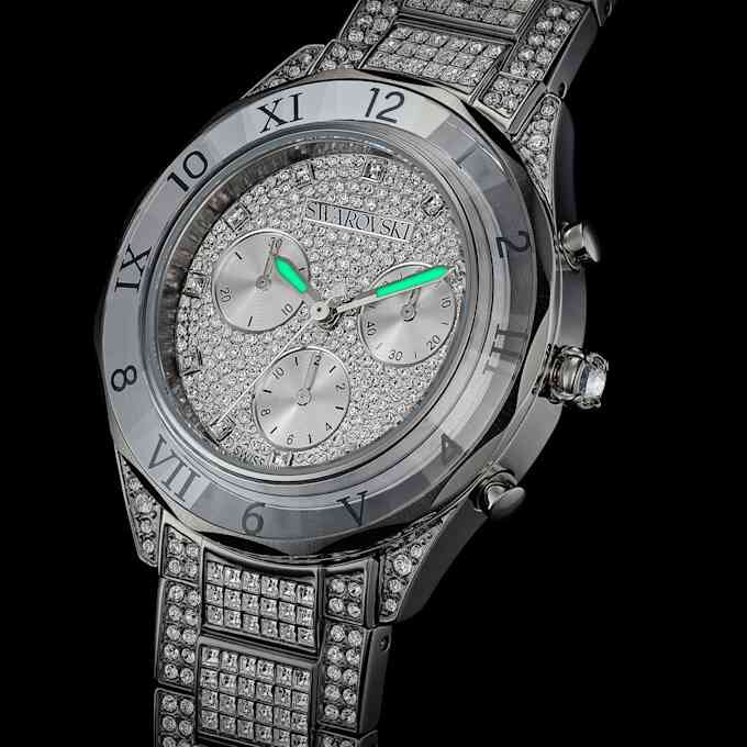 Dextera Lux Uhr Swiss Made, Metallarmband, silberfarben, Edelstahl Dextera Lux Uhr Swiss Made, Metallarmband, silberfarben, Edelstahl