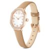 Dextera Octagon Uhr Swiss Made, Lederarmband, braun, roségoldfarben Dextera Octagon Uhr Swiss Made, Lederarmband, braun, roségoldfarben