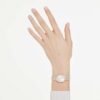 Dextera Octagon Uhr, Swiss Made, Metallarmband, goldfarben, roségoldfarbenes Finish