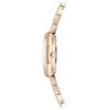 Dextera Octagon Uhr, Swiss Made, Metallarmband, goldfarben, roségoldfarbenes Finish