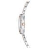 Dextera Octagon Uhr Swiss Made, Metallarmband, silberfarben, roségoldfarbenes Finish Dextera Octagon Uhr Swiss Made, Metallarmband, silberfarben, roségoldfarbenes Finish