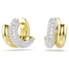 Dextera Ohrringe, runder Schliff, Mini, weiss, goldfarben plattiert Dextera Ohrringe, runder Schliff, Mini, weiss, goldfarben plattiert