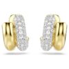 Dextera Ohrringe, runder Schliff, Mini, weiss, goldfarben plattiert Dextera Ohrringe, runder Schliff, Mini, weiss, goldfarben plattiert