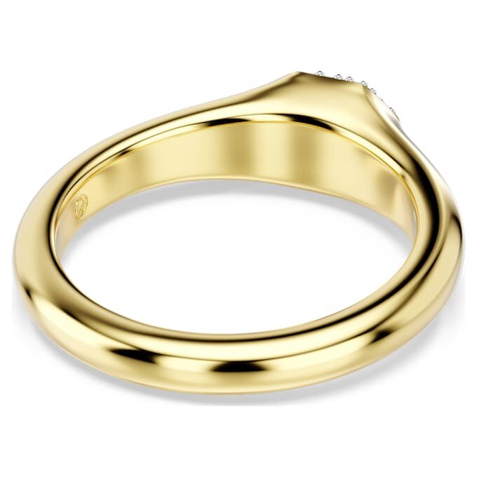 Dextera-Ring mit gemischten Schliffen, weiss, vergoldet Dextera-Ring mit gemischten Schliffen, weiss, vergoldet