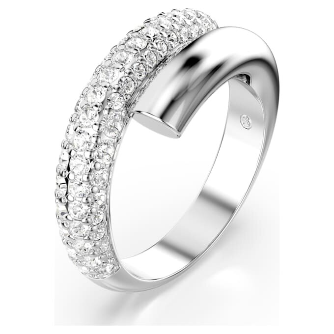 Dextera-Ring weiss, rhodiniert Dextera-Ring weiss, rhodiniert