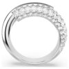 Dextera-Ring weiss, rhodiniert Dextera-Ring weiss, rhodiniert