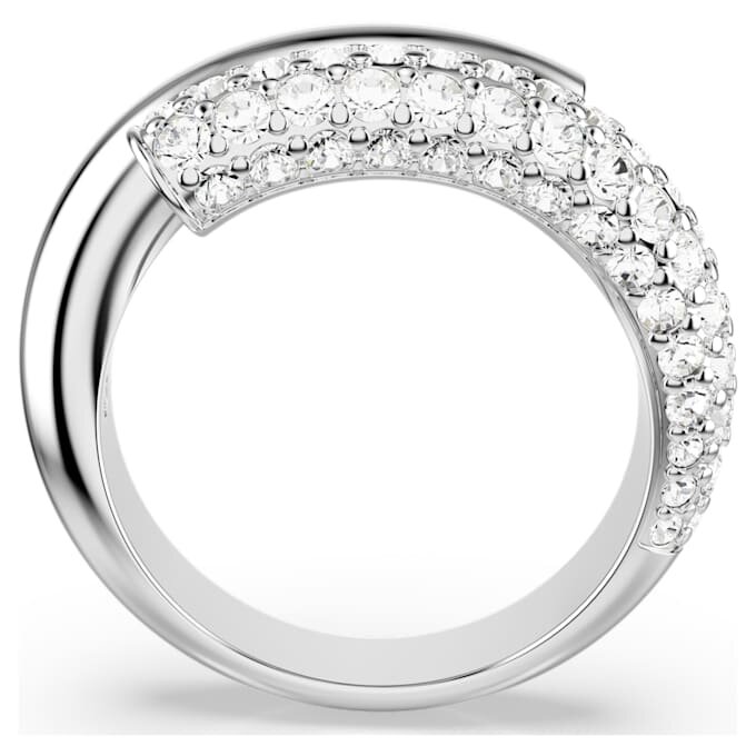 Dextera-Ring weiss, rhodiniert Dextera-Ring weiss, rhodiniert