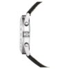 Dextera Tachymeter-Uhr Swiss Made, Lederarmband, silberfarben, Edelstahl Dextera Tachymeter-Uhr Swiss Made, Lederarmband, silberfarben, Edelstahl