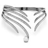 Die Vienna Collection Choker Feather, weiss, rutheniumbeschichtet Die Vienna Collection Choker Feather, weiss, rutheniumbeschichtet