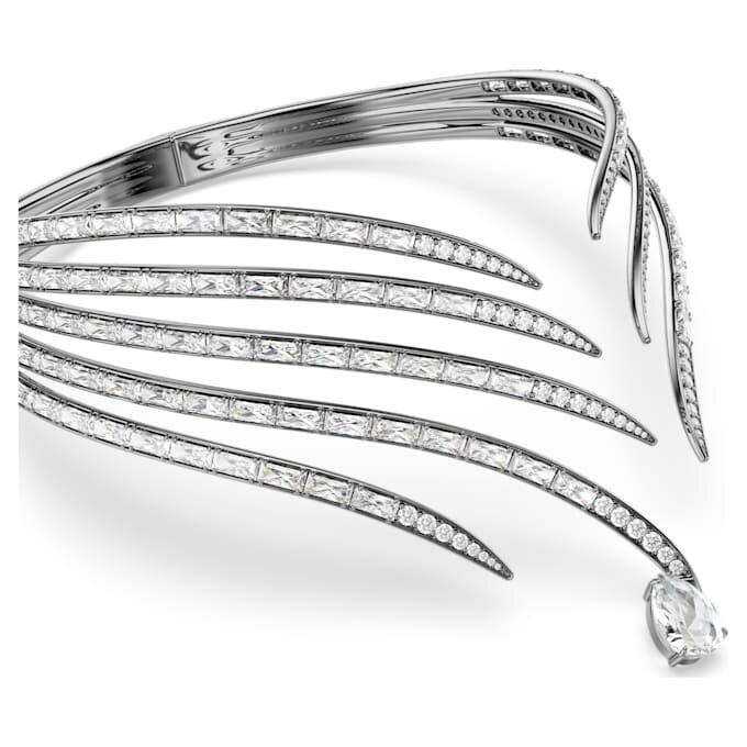 Die Vienna Collection Choker Feather, weiss, rutheniumbeschichtet Die Vienna Collection Choker Feather, weiss, rutheniumbeschichtet