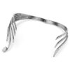 Die Vienna Collection Choker Feather, weiss, rutheniumbeschichtet Die Vienna Collection Choker Feather, weiss, rutheniumbeschichtet