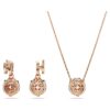 Drachen- & Phönix-Set «Drachenklaue», weiss, roségoldfarben plattiert Drachen- & Phönix-Set «Drachenklaue», weiss, roségoldfarben plattiert
