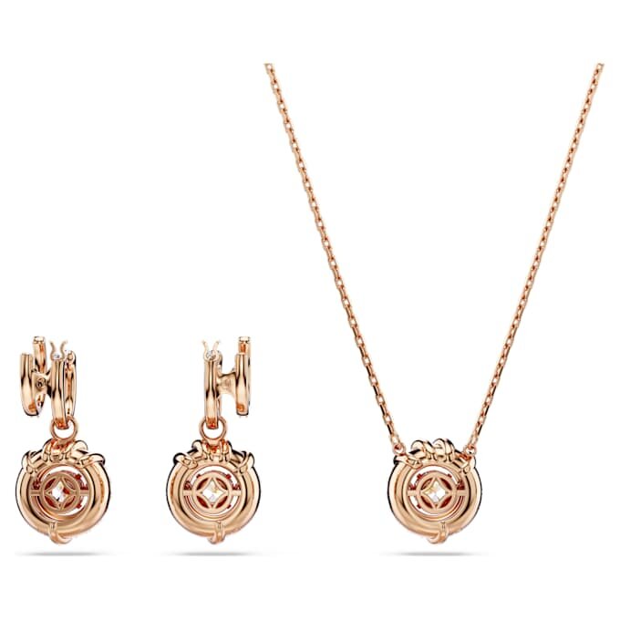 Drachen- & Phönix-Set «Drachenklaue», weiss, roségoldfarben plattiert Drachen- & Phönix-Set «Drachenklaue», weiss, roségoldfarben plattiert