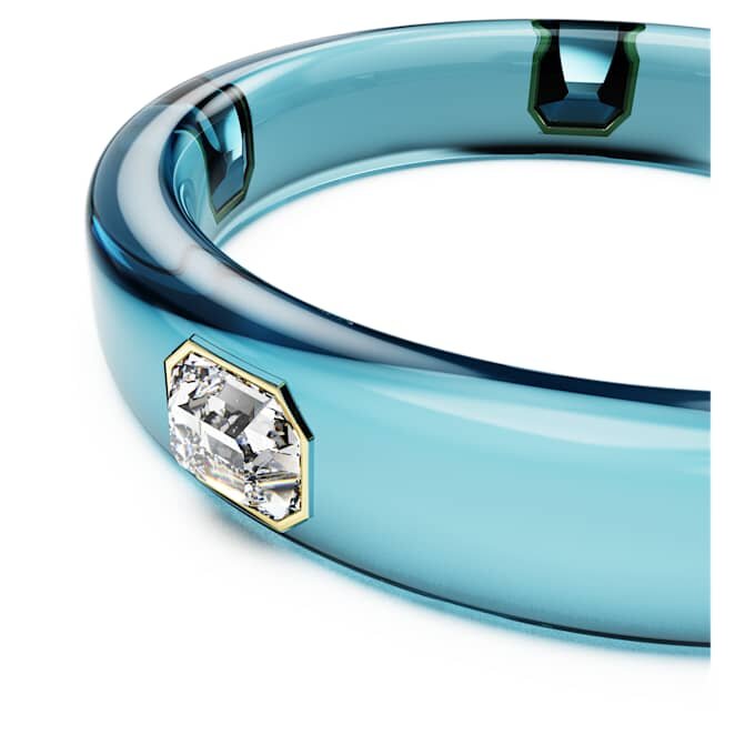 Dulcis-Armreif mit Achtkant-Schliff, blau, goldfarben plattiert Dulcis-Armreif mit Achtkant-Schliff, blau, goldfarben plattiert