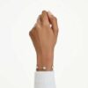 Ein Angelic Armband mit rundgeschliffenen, doppelseitigen Motiven, weiss, rhodiniert Ein Angelic Armband mit rundgeschliffenen, doppelseitigen Motiven, weiss, rhodiniert