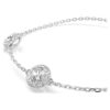 Ein Angelic Armband mit rundgeschliffenen, doppelseitigen Motiven, weiss, rhodiniert Ein Angelic Armband mit rundgeschliffenen, doppelseitigen Motiven, weiss, rhodiniert