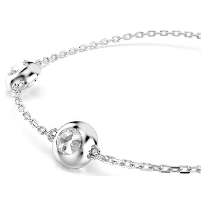 Ein Angelic Armband mit rundgeschliffenen, doppelseitigen Motiven, weiss, rhodiniert Ein Angelic Armband mit rundgeschliffenen, doppelseitigen Motiven, weiss, rhodiniert