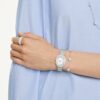 Ein Angelic Armband mit rundgeschliffenen, doppelseitigen Motiven, weiss, rhodiniert Ein Angelic Armband mit rundgeschliffenen, doppelseitigen Motiven, weiss, rhodiniert