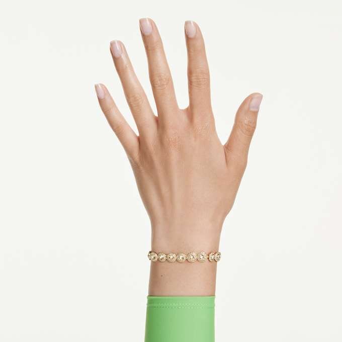 Ein Angelic Armband, Rundschliff, Karamell, goldfarben plattiert Ein Angelic Armband, Rundschliff, Karamell, goldfarben plattiert