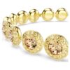 Ein Angelic Armband, Rundschliff, Karamell, goldfarben plattiert Ein Angelic Armband, Rundschliff, Karamell, goldfarben plattiert