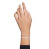 Ein Angelic Armband, Rundschliff, klein, weiss, rhodiniert Ein Angelic Armband, Rundschliff, klein, weiss, rhodiniert