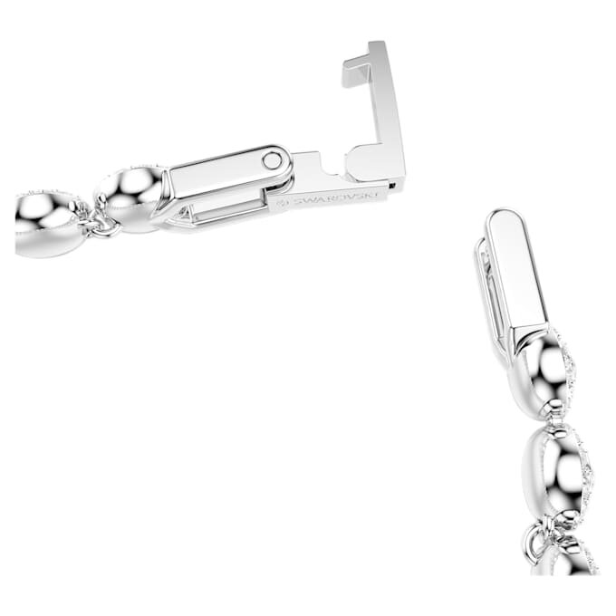Ein Angelic Armband, Rundschliff, klein, weiss, rhodiniert Ein Angelic Armband, Rundschliff, klein, weiss, rhodiniert