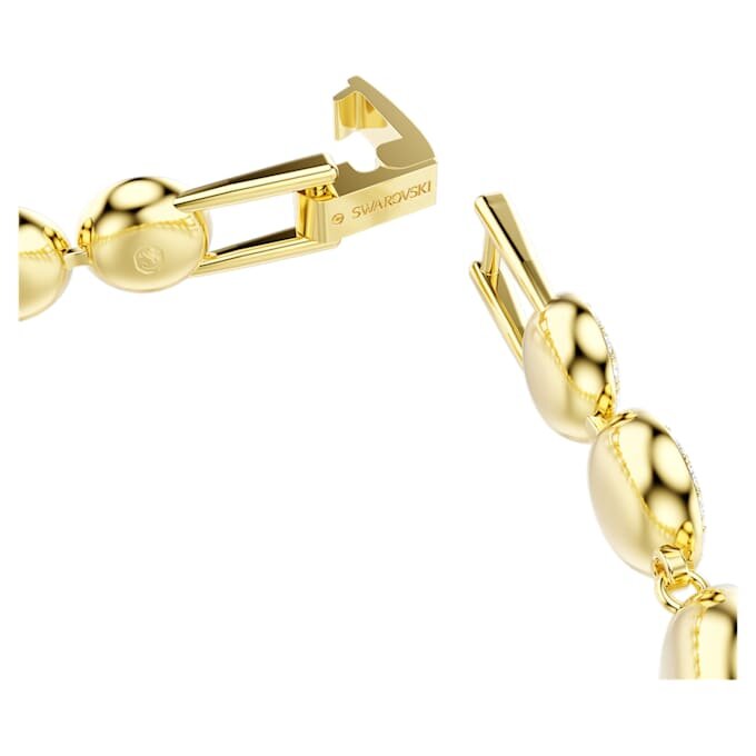 Ein Angelic Armband, Rundschliff, Pavé, mittelgross, weiss, vergoldet Ein Angelic Armband, Rundschliff, Pavé, mittelgross, weiss, vergoldet
