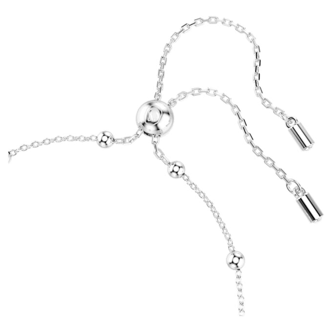 Ein Angelic Armband, Rundschliff, weiss, rhodiniert Ein Angelic Armband, Rundschliff, weiss, rhodiniert
