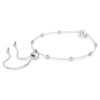 Ein Angelic Armband, Rundschliff, weiss, rhodiniert Ein Angelic Armband, Rundschliff, weiss, rhodiniert